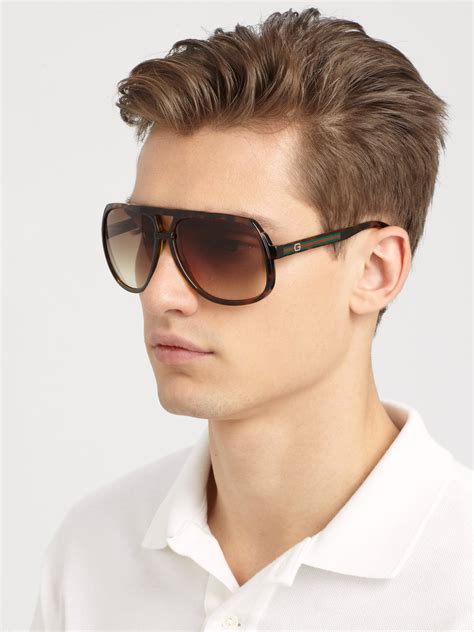 gucci brown and gold sunglasses for men|gucci brown sunglasses women.